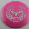 Glo Z Sparkle Undertaker – Skull - glow-pink - silver-dots-small - pretty-flat - very-stiff - 170-172g - 172-1g