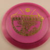 CryZtal Sparkle Mantis – Ledgestone 2022 - pinkpurple - gold-disco-squares - somewhat-domey - somewhat-gummy - 170-172g - 172-0g