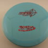 Star Firebird - light-blue - red-roses - somewhat-domey - somewhat-gummy - 173-174g - 173-4g