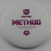 Exo Hard Method – 2021 DGPT Match Play Championship Bottom Stamp - white - pink - pretty-flat - somewhat-stiff - 174g - 174-4g