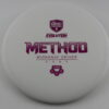 Exo Hard Method – 2021 DGPT Match Play Championship Bottom Stamp - white - pink - pretty-flat - somewhat-stiff - 173g - 174-2g