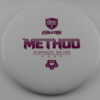 Exo Hard Method – 2021 DGPT Match Play Championship Bottom Stamp - white - pink - pretty-flat - somewhat-stiff - 174g - 174-3g