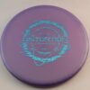 500 Distortion – Kevin Jones - purple - blue-stars - somewhat-flat - neutral - 175g - 174-9g