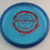 400 Distortion – Kevin Jones - blue - red-fracture - somewhat-flat - somewhat-gummy - 174g - 175-0g