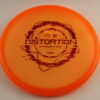 400 Distortion – Kevin Jones - orange - red-stars - somewhat-flat - somewhat-gummy - 175g - 176-0g