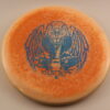 Prodigy PX-3 500 Spectrum Plastic - Circle of Life Stamp - orange - blue-holographic - somewhat-flat - somewhat-stiff - 174g - 176-1g