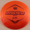 Lucid-Ice Glimmer Raider Ricky Wysocki Sockibomb Stamp - orange - purple - somewhat-domey - neutral - 176g - 176-4g
