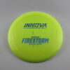 Champion Firestorm - yellow - light-blue-holographic - somewhat-domey - neutral - 173-175g - 175-9g