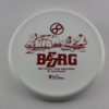 Eric Oakley K1 Berg – “Beorg” - white - red - puddle-top - somewhat-gummy - 173g - 174-8g