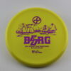 Eric Oakley K1 Berg – “Beorg” - yellow - purple - puddle-top - somewhat-gummy - 174g - 176-3g