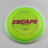 Lucid Ice Orbit Escape - yellowgreen - white - purple - somewhat-domey - neutral - 174g - 174-9g