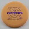 Prototype PX-3 – 300 Plastic - peach - blue-dots-mini - pretty-flat - somewhat-stiff - 173g - 172-4g