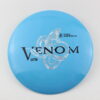 Ezra Aderhold Glo ESP Venom – OTB Collab - blue - black - silver-flowers - somewhat-flat - neutral - 173-174g - 175-6g