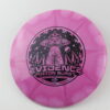 Kona Montgomery Fuzion Burst Evidence – 2023 Team Series - pink - black - somewhat-domey - somewhat-gummy - 174g - 175-9g