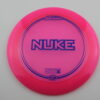 Z Nuke - pink - blue - somewhat-flat - somewhat-stiff - 173-174g - 175-6g