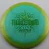 Halo Star Thunderbird - aqua - yellow-green - green-fracture - neutral - somewhat-gummy - 172g - 173-4g