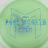 Anax - Paul Mcbeth Light Weight ESP - green - blue-fracture - somewhat-flat - neutral - 155-159g - 159-4g