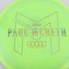 Anax - Paul Mcbeth Light Weight ESP - green - gold-holographic - somewhat-flat - neutral - 155-159g - 159-0g