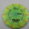 Sarah Hokom Cosmic Neutron Trace - yellow-green-orange - blue-purple-fade - somewhat-flat - neutral - 168g - 168-1g