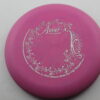 Floral Stamp JK Aviar - pink - silver - somewhat-flat - somewhat-gummy - 172g - 172-9g