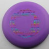 Floral Stamp JK Aviar - purple - rainbow - somewhat-flat - somewhat-gummy - 175g - 172-6g