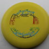 Floral Stamp JK Aviar - yellow - rainbow - somewhat-flat - somewhat-gummy - 175g - 176-1g