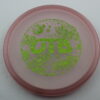OTB Space Colorshift Zone - light-pink - green-micro-dots-and-stars - somewhat-puddle-top - somewhat-stiff - 173-174g - 175-3g