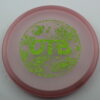 OTB Space Colorshift Zone - light-pink - green-micro-dots-and-stars - somewhat-puddle-top - somewhat-stiff - 173-174g - 175-1g