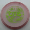 OTB Space Colorshift Zone - light-pink - green-micro-dots-and-stars - somewhat-puddle-top - somewhat-stiff - 173-174g - 174-7g