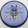 OTB Open Fox Stamp Neutron Terra - bluepurple - black - silver - gold - somewhat-flat - neutral - 175g - 172-8g