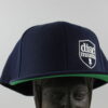 Sheild Flat Bill Snapback - Discmania - navy