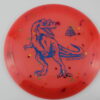 Allosaurus - Egg Shell - pink - blue - pretty-domey - somewhat-gummy - 121g - 121-4g