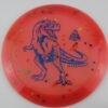 Allosaurus - Egg Shell - pink - blue - somewhat-domey - somewhat-gummy - 121g - 121-2g