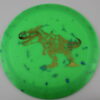 Tyrannosaurus Rex - Egg Shell - green - gold - neutral - neutral - 124g - 124-0g