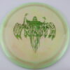 Scary Ghost Swirly Star Wraith - blend-yellow-green - green-lines - somewhat-flat - neutral - 173-175g - 175-0g