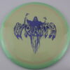 Scary Ghost Swirly Star Wraith - blend-yellow-green - purple - somewhat-flat - neutral - 173-175g - 175-0g
