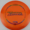 Z-Line Comet - orange - rainbow-lines - somewhat-domey - neutral - 175-176g - 176-5g