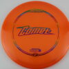 Z-Line Comet - orange - rainbow-lines - somewhat-domey - neutral - 175-176g - 176-4g