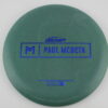 Paul McBeth Prototype Kratos - Rubber Blend - green - blue - somewhat-flat - neutral - 173g - 173-6g