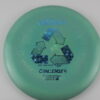Recycled ESP Challenger - green - blue-snowflakes - somewhat-domey - neutral - 173-174g - 177-5g