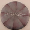 Paul McBeth CT Swirl Luna - gray-purple - silver-fracture - somewhat-puddle-top - pretty-stiff - 173-174g - 173-5g