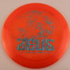 Paul McBeth Z Zeus – Limited Edition - orange - oil-slick-blue - pretty-flat - pretty-stiff - 170-172g - 173-6g