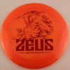 Paul McBeth Z Zeus – Limited Edition - orange - red-squares - pretty-flat - pretty-stiff - 173-174g - 174-8g