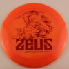 Paul McBeth Z Zeus – Limited Edition - orange - red-squares - pretty-flat - pretty-stiff - 173-174g - 174-8g