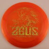 Paul McBeth Z Zeus – Limited Edition - orange - gold-fracture - pretty-flat - pretty-stiff - 173-174g - 174-9g
