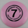 Midnight Flyer #7 Glow Sail - pink - black - neutral - somewhat-stiff - 157g - 159-9g