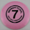 Midnight Flyer #7 Glow Sail - pink - black - neutral - somewhat-stiff - 157g - 158-6g