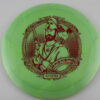 Chris Dickerson Z Metallic Swirl Athena - green - red - somewhat-flat - neutral - 173-174g - 174-7g