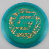Chris Dickerson Z Sparkle Undertaker – Limited Edition - aqua - gold-fracture - somewhat-flat - neutral - 173-174g - 173-7g