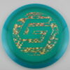 Chris Dickerson Z Sparkle Undertaker – Limited Edition - aqua - gold-fracture - somewhat-flat - neutral - 173-174g - 173-7g